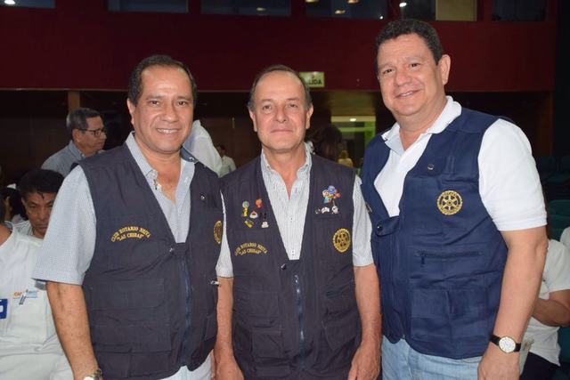 Víctor Guillermo Rodríguez, Carlos Ramos y German Melo.